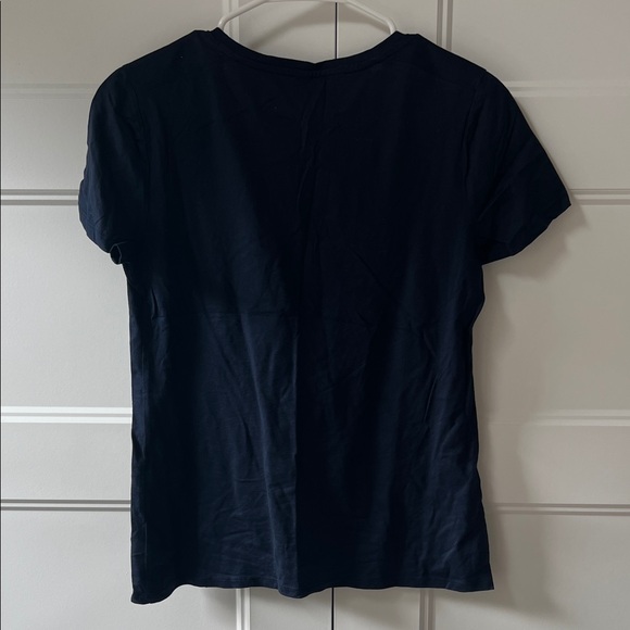 Banana Republic Dark Blue Tee with Bird Embroidery - Picture 6 of 9